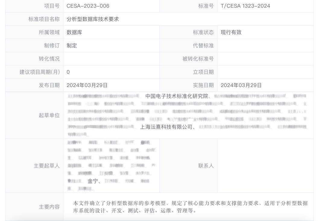 KaiwuDB 参编的《分析型数据库技术要求》标准正式发布-趣考网