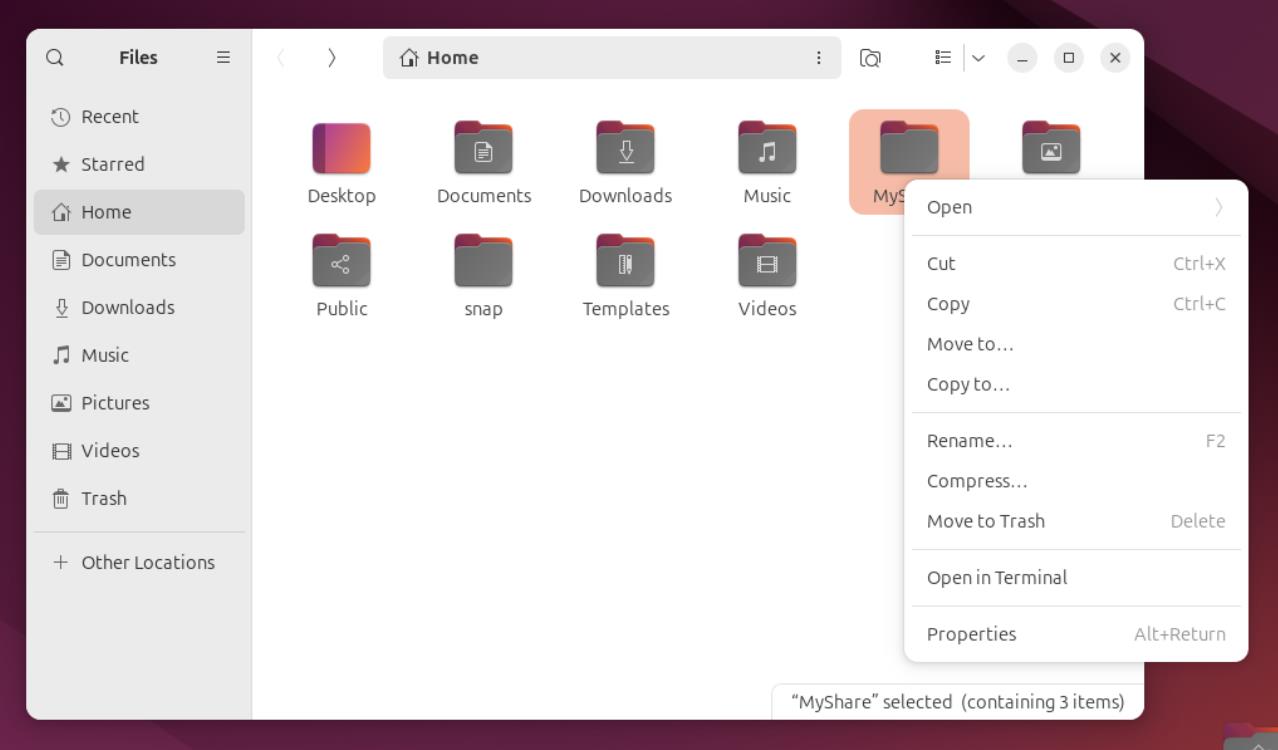 如何在Ubuntu 24.04 LTS上启用和使用Nautilus Samba/CIFS/Windows文件共享功能-趣考网