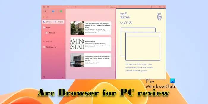 适用于Windows PC的Arc浏览器-下载并查看-趣考网