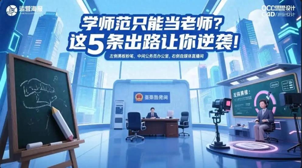学师范只能当老师？这5条出路让你逆袭！-趣考网